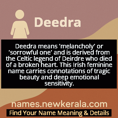 Deedra Name Meaning and Origin