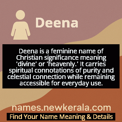 Deena Name Meaning and Origin
