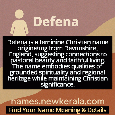 Defena Name Meaning and Origin
