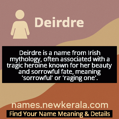 Deirdre Name Meaning and Origin