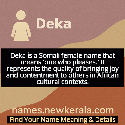 Deka Name Meaning and Origin