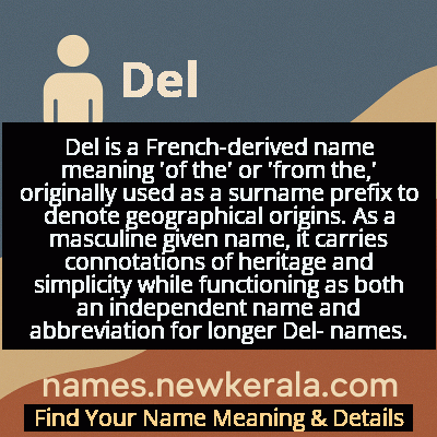 Del Name Meaning and Origin