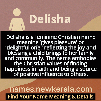 Delisha Name Meaning and Origin