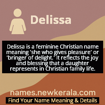 Delissa Name Meaning and Origin