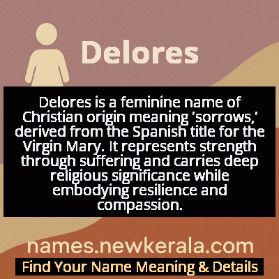 Delores Name Meaning and Origin