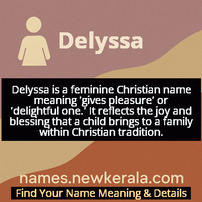 Delyssa Name Meaning and Origin