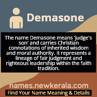 Demasone Name Meaning and Origin