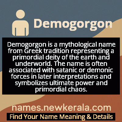 Demogorgon Name Meaning and Origin