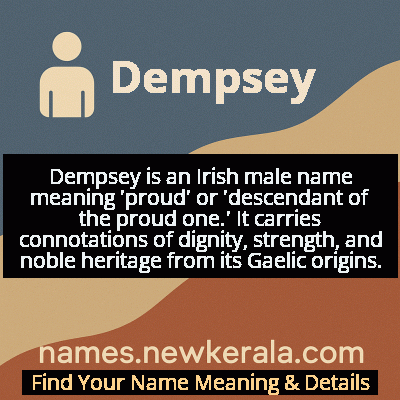 Dempsey Name Meaning and Origin