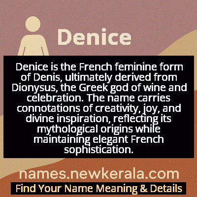 Denice Name Meaning and Origin