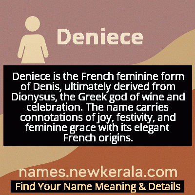 Deniece Name Meaning and Origin
