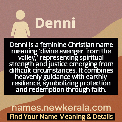 Denni Name Meaning and Origin