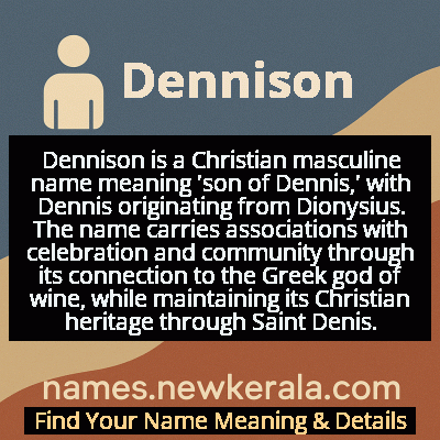Dennison Name Meaning and Origin