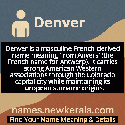 Denver Name Meaning and Origin