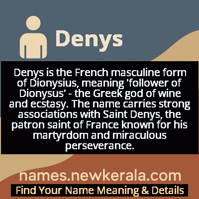 Denys Name Meaning and Origin