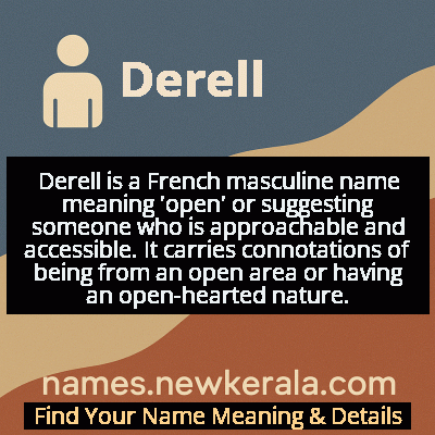 Derell Name Meaning and Origin