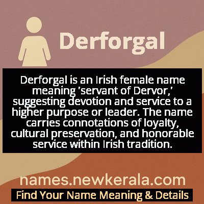 Derforgal Name Meaning and Origin