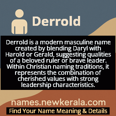 Derrold Name Meaning and Origin