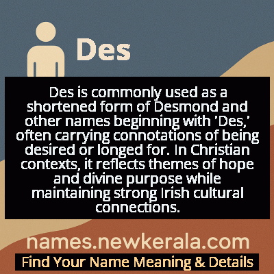 Des Name Meaning and Origin