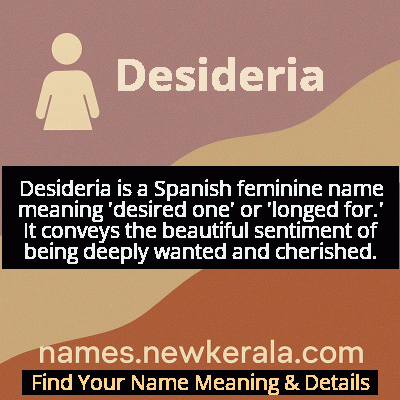 Desideria Name Meaning and Origin