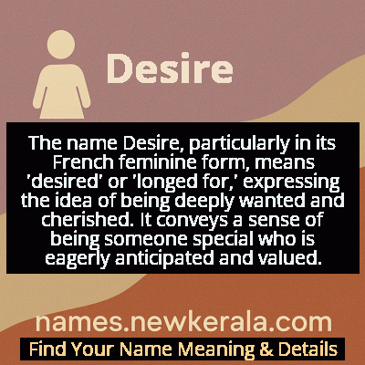 Desire Name Meaning and Origin