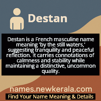 Destan Name Meaning and Origin