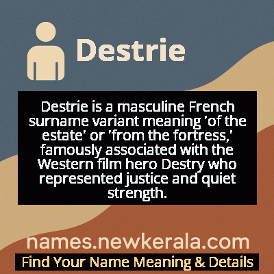 Destrie Name Meaning and Origin
