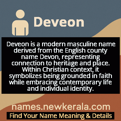 Deveon Name Meaning and Origin