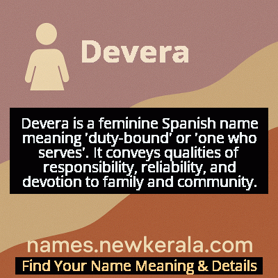 Devera Name Meaning and Origin