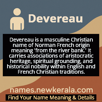 Devereau Name Meaning and Origin