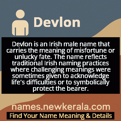 Devlon Name Meaning and Origin