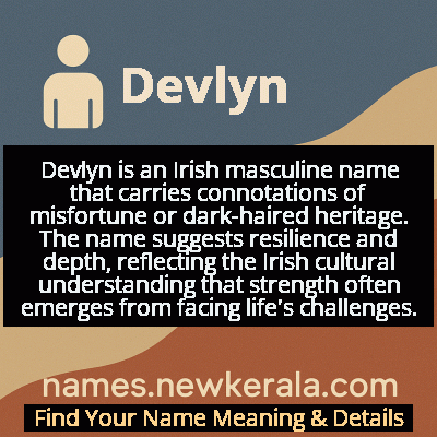 Devlyn Name Meaning and Origin