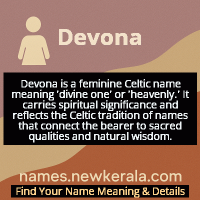 Devona Name Meaning and Origin