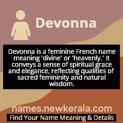 Devonna Name Meaning and Origin