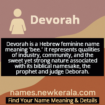 Devorah Name Meaning and Origin