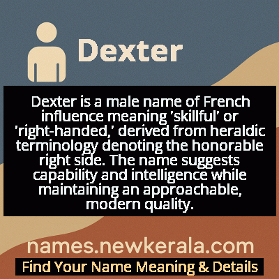 Dexter Name Meaning and Origin
