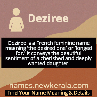 Deziree Name Meaning and Origin