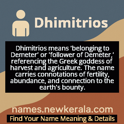 Dhimitrios Name Meaning and Origin