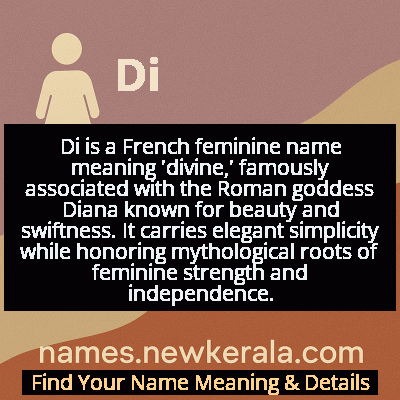 Di Name Meaning and Origin