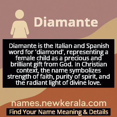 Diamante Name Meaning and Origin