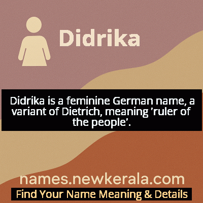 Didrika Name Meaning and Origin