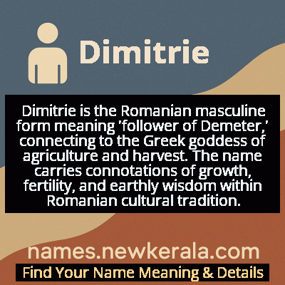 Dimitrie Name Meaning and Origin