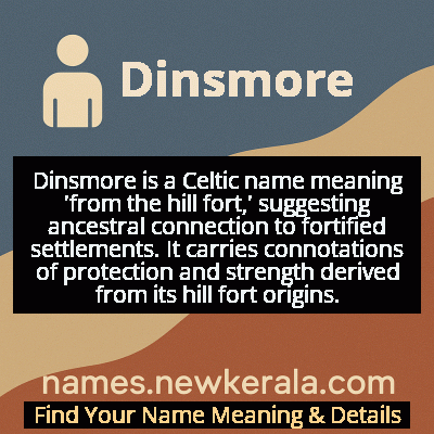 Dinsmore Name Meaning and Origin