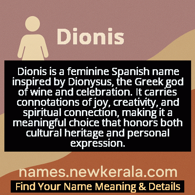 Dionis Name Meaning and Origin