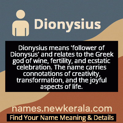 Dionysius Name Meaning and Origin