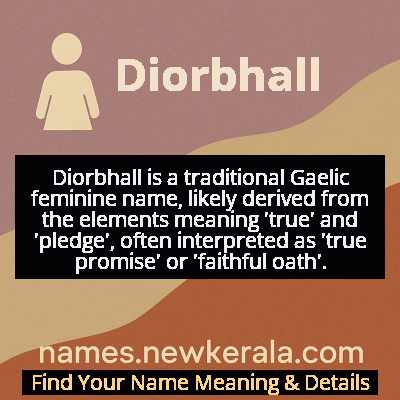Diorbhall Name Meaning and Origin