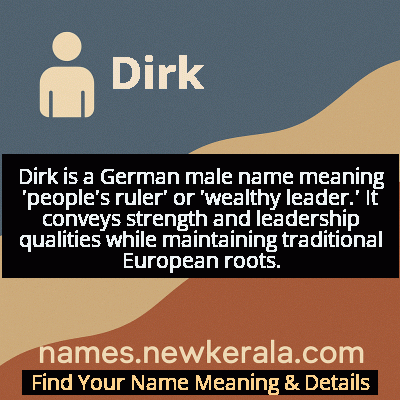 Dirk Name Meaning and Origin