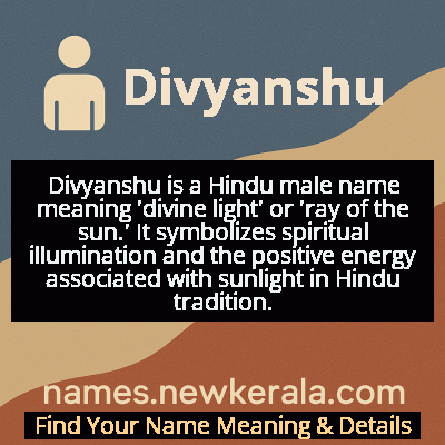 Divyanshu Name Meaning and Origin