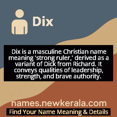 Dix Name Meaning and Origin