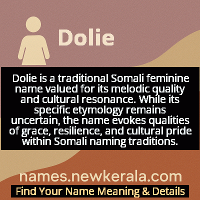Dolie Name Meaning and Origin